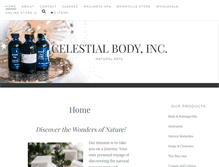 Tablet Screenshot of celestialbody.com